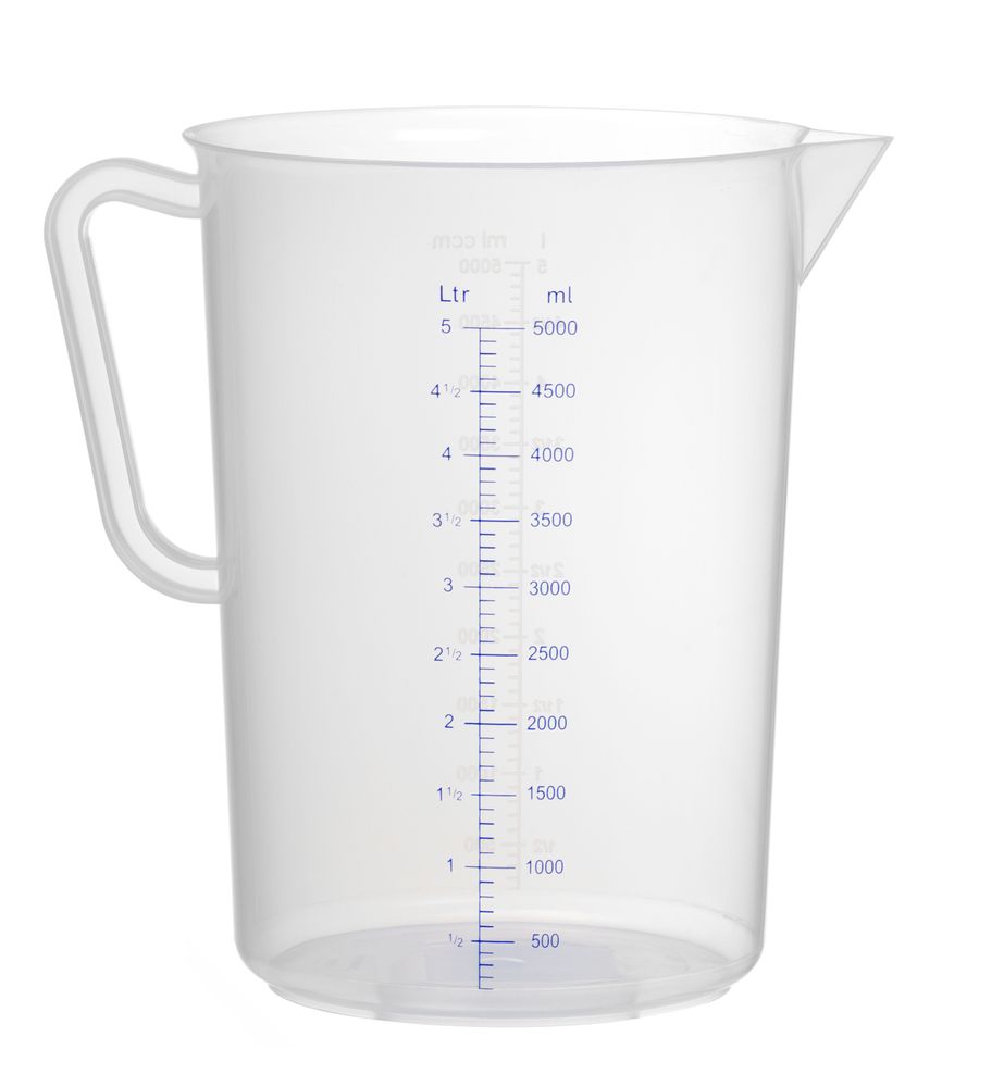 Caraffa graduata polipropilene, HENDI, 5L, ⌀190x(H)270mm