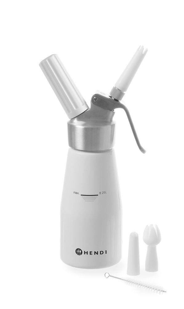Sifone per panna, HENDI, Kitchen Line, 0,25L, ⌀80x(H)200mm