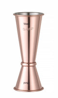 Jigger 30/50 ml, BarUp, Rame, ⌀45x(H)114mm
