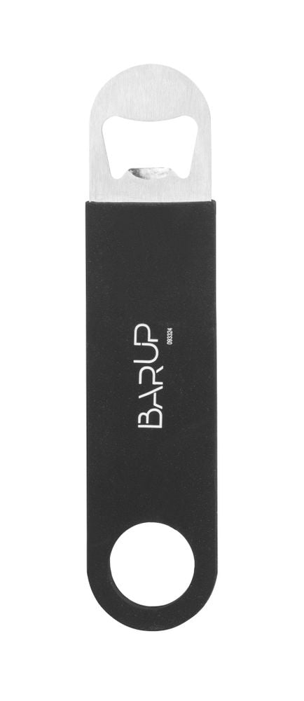 Apribottiglie per bar, BarUp, Nero, 180x40mm