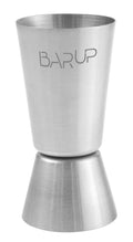 Jigger 20/40 ml, BarUp, Argento, ⌀40x(H)80mm, Rotondo