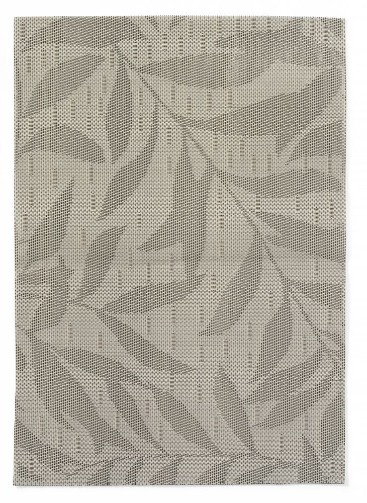 Tovaglietta, foglie – set, HENDI, Grigio chiaro, 6 pezzi, 450x300mm