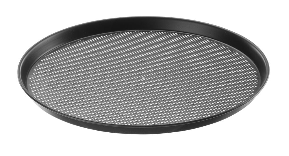 Teglia per pizza rotonda e perforata, HENDI, ⌀411x(H)23mm