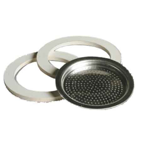 Filtro e guarnizioni per caffettiera