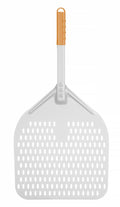 Pala Pizza con manico corto, squadrata, perforata, HENDI, 350x710mm