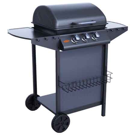 Barbecue a gas tre fuochi Cardinale