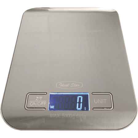Bilancia digitale piana in acciaio inox Cardinale