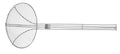Scola patatine, HENDI, ⌀180x470mm