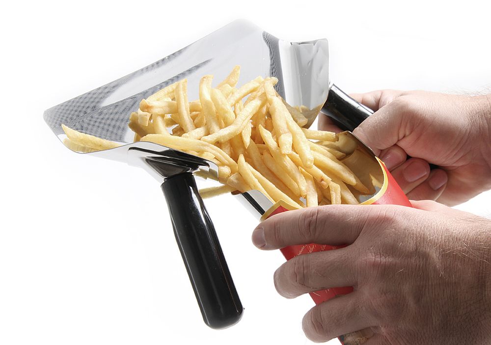Paletta per patate fritte, HENDI, Nero, 230x220mm