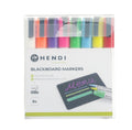 Pennarelli per lavagna 3 mm, HENDI, 1x bianco,1x rosso, 1xblu, 1xverde, 1xgiallo, 1xviola, 1xarancio e 1x rosa