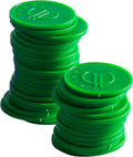Contrassegni - 100 pezzi, BarUp, Verde, 100 pezzi, ⌀25mm