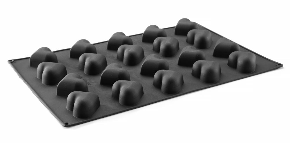 Forma in silicone cuori, HENDI, 570x375x(H)35mm