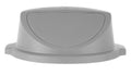 Coperchio per contenitore dei rifiuti rotondo con apertura a spinta, AmerBox, compatibile con 691038, Grigio chiaro, ⌀580x(H)190mm