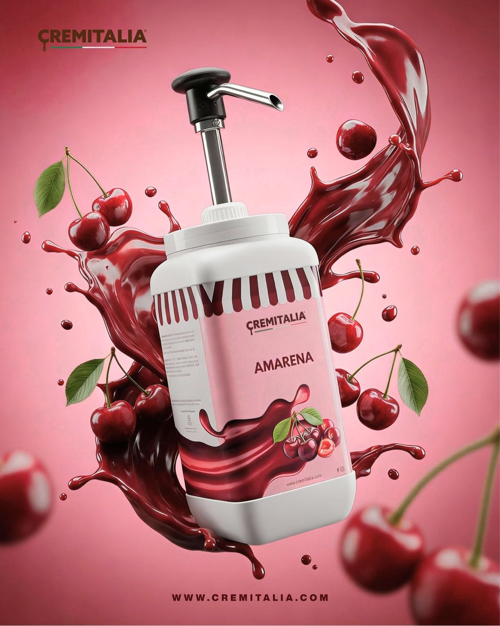 Dosatore Dispenser Amarena Cremitalia - immagine 2