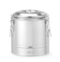 Contenitore portatile isolato, HENDI, Kitchen Line, 11L, Argento, ⌀300x(H)345mm
