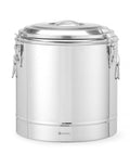 Contenitore portatile isolato, HENDI, Kitchen Line, 31L, Argento, ⌀400x(H)445mm