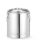 Contenitore portatile isolato, HENDI, Kitchen Line, 23L, Argento, ⌀350x(H)440mm