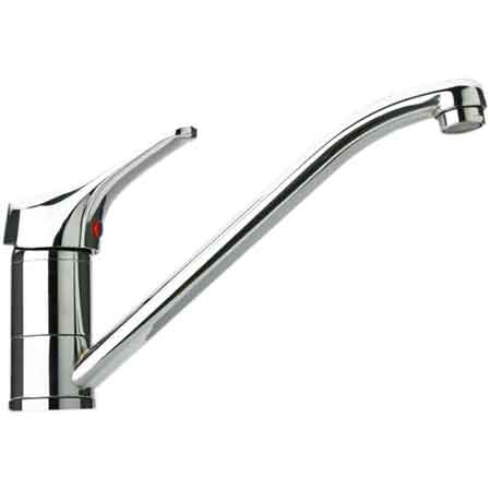 Miscelatore monocomando lavello bocca coassiale Pilot Paini