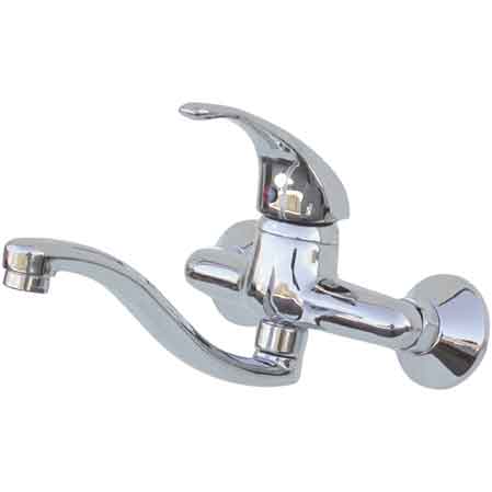 Miscelatore monocomando lavello a muro Universo Cardinale