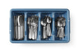 Set di posate con vassoio, HENDI, Blu, 525x300x(H)95mm, rettangolare