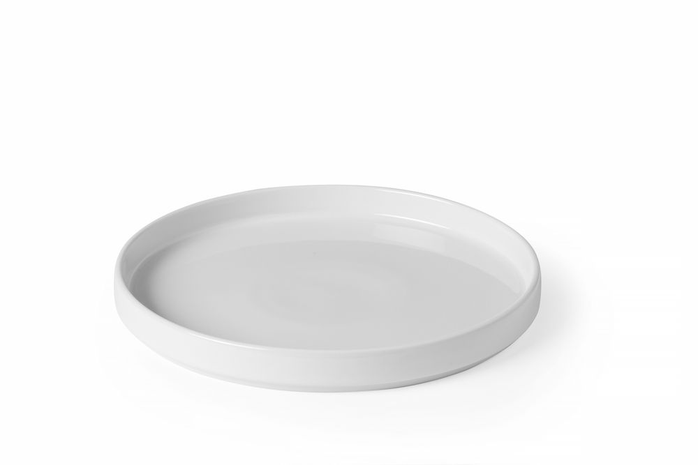 Piatto piano con bordo alto Oslo, HENDI, Oslo, Bianco, ⌀240x(H)26mm