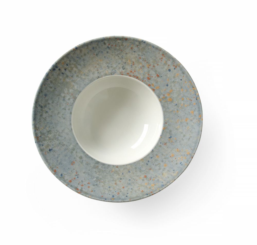 Raccolta gocce piastra pasta., HENDI, Drops Collection, Grigio chiaro, ⌀275mm