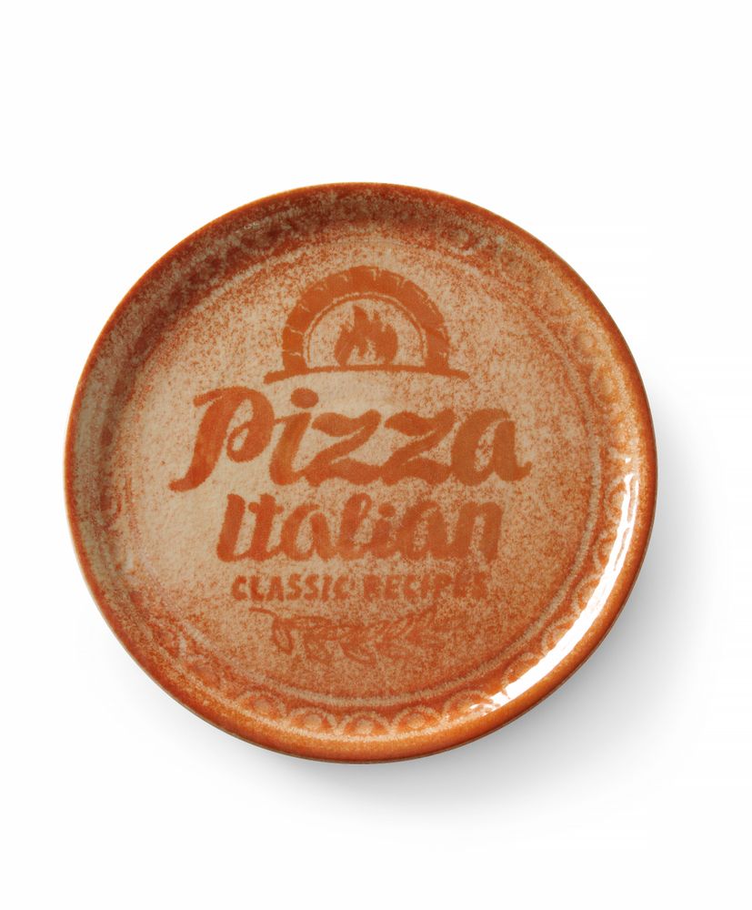 Piatto per pizza Collezione Ricette Rosso Mattone., HENDI, Rosso, ⌀330mm