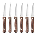 Coltello da bistecca - 6 pezzi, HENDI, Profi Line, Marrone, 6 pezzi, (L)210mm