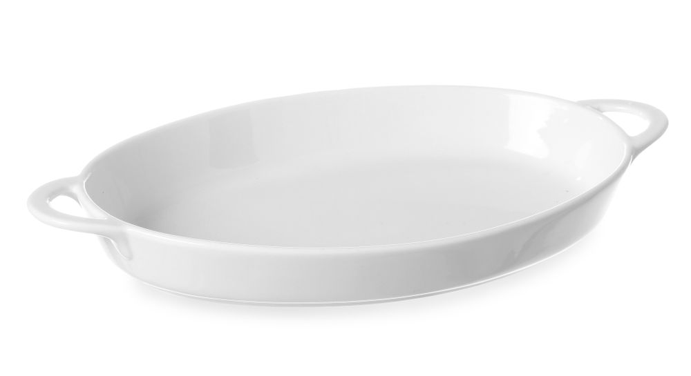 Terrina ovale da forno, HENDI, 0,8L, 324x185x(H)38mm