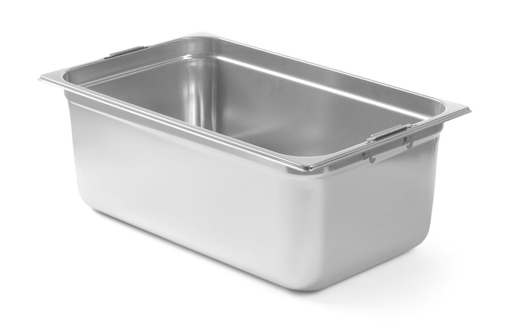 Contenitore GN con maniglie retrattili, HENDI, GN 1/1, 14L, 530x325x(H)100mm