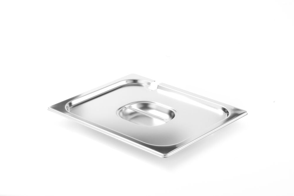 Coperchio per teglie GN con scanso per cucchiaio, HENDI, Profi Line, GN 1/2, 265x325mm