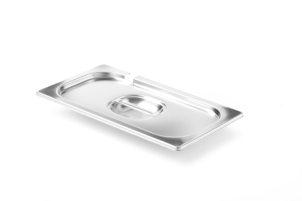 Coperchio per teglie GN con scanso per cucchiaio, HENDI, Profi Line, GN 1/3, 325x176mm