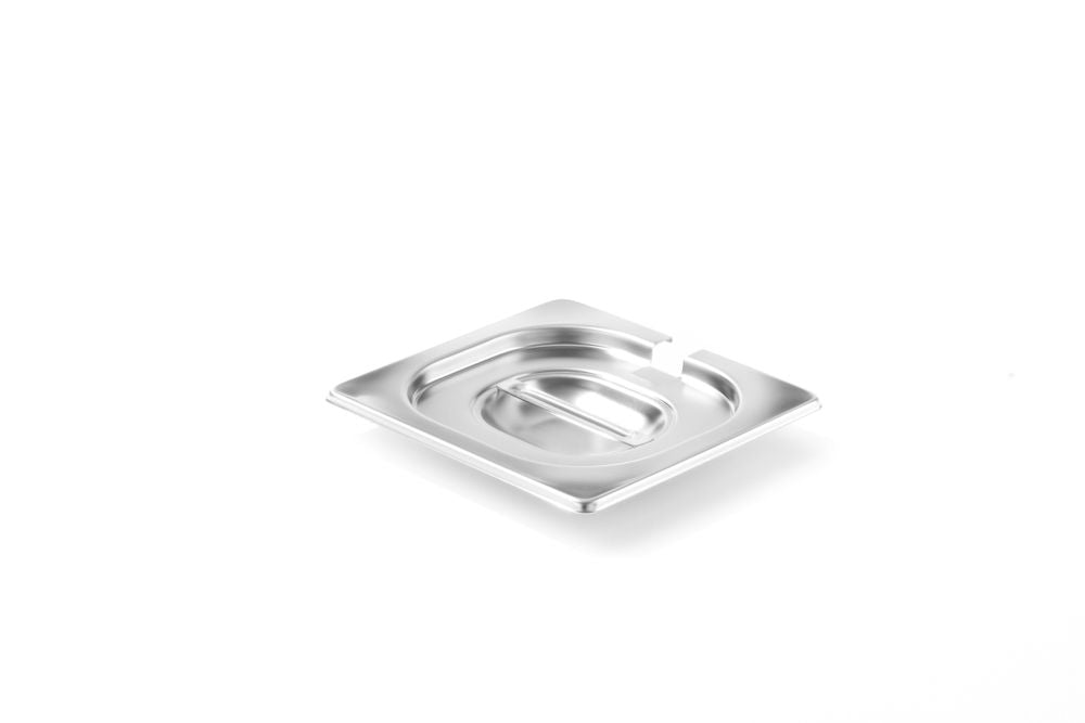 Coperchio per teglie GN con scanso per cucchiaio, HENDI, Profi Line, GN 1/6, 176x162mm