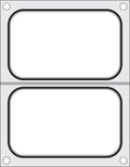 Matrice sigillante per vaschette, HENDI, 2x recipiente 178x113 mm