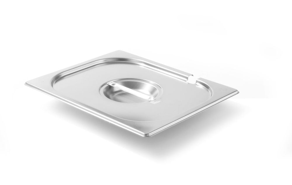 Coperchio Gastronorm con scanso per cucchiaio, HENDI, Kitchen Line, GN 1/2, 265x325mm