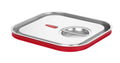 Coperchio per contenitori GN con bordo in silicone, HENDI, Kitchen Line, GN 2/3, 354x325mm