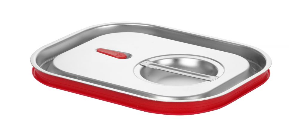 Coperchio per contenitori GN con bordo in silicone, HENDI, Kitchen Line, GN 1/2, 265x325mm