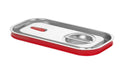 Coperchio per contenitori GN con bordo in silicone, HENDI, Kitchen Line, GN 1/3, 325x176mm