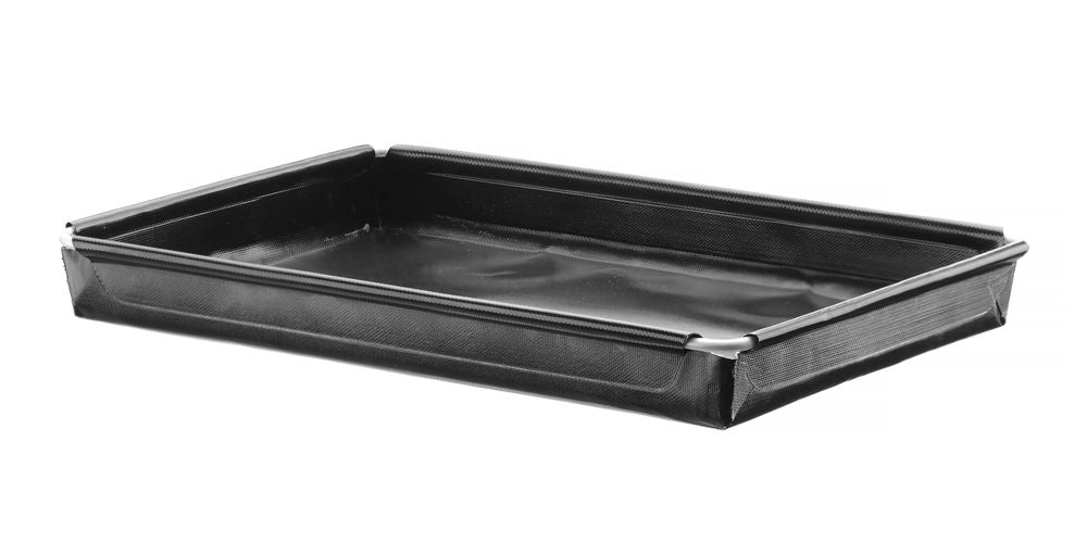 Teglia per forno ad alta velocità, antiaderente, rinforzata., HENDI, Nero, 290x190x(H)30mm