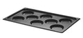 Vassoio con rivestimento antiaderente CONVECTOMAT EGGPLATE, HENDI, GN 1/1, Nero, 530x325x(H)26mm