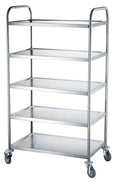 Carrello di servizio con 5 ripiani, HENDI, 905x585x(H)1545mm