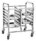 Carrello portateglie doppio - 12 x GN 1/1, HENDI, 810x610x(H)960mm