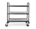 Carello portavivande nero, HENDI, 905x585x(H)945mm