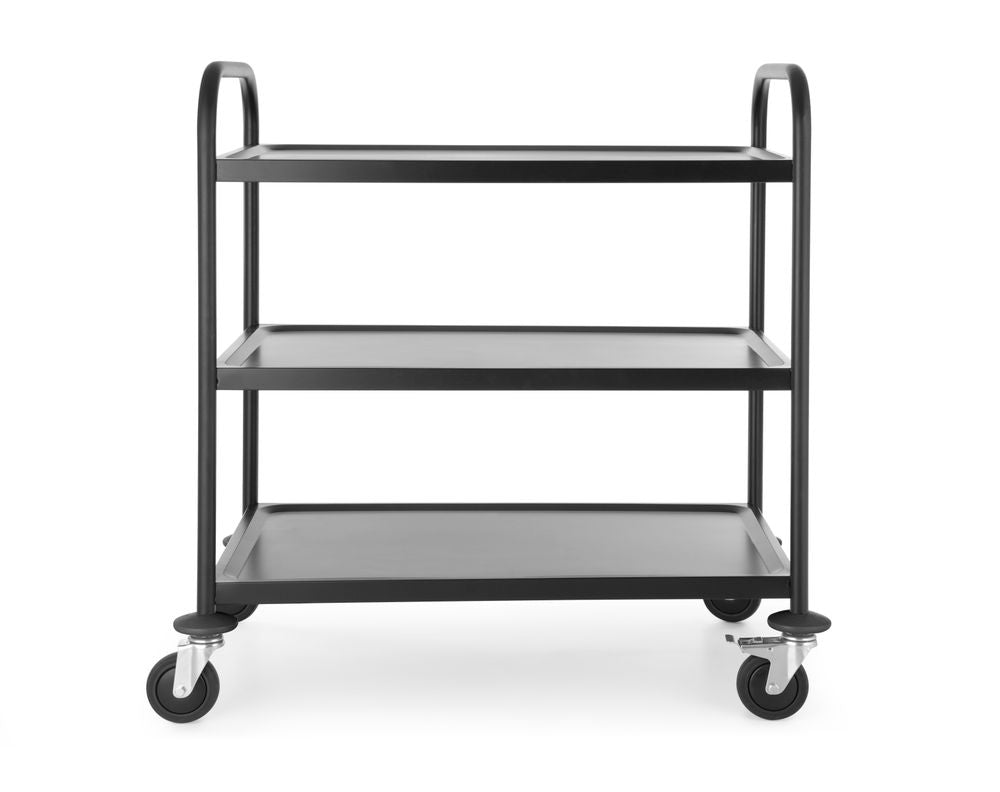 Carello portavivande nero, HENDI, 905x585x(H)945mm