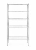 Scaffale di stoccaggio con 5 ripiani, HENDI, Cromo, 910x455x(H)1830mm