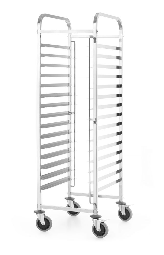Carrello per vassoi , HENDI, Kitchen Line, Argento, 470x620x(H)1735mm