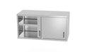 Armadio a parete – saldato, con porte scorrevoli, HENDI, Profi Line, 800x300x(H)600mm