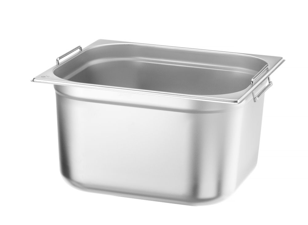 Contenitore gastronorm 2/3 con maniglie, HENDI, Budget Line, GN 2/3, 17L, 354x325x(H)200mm