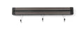 Calamita per coltelli con ganci, HENDI, 3 ganci, Nero, (L)340mm