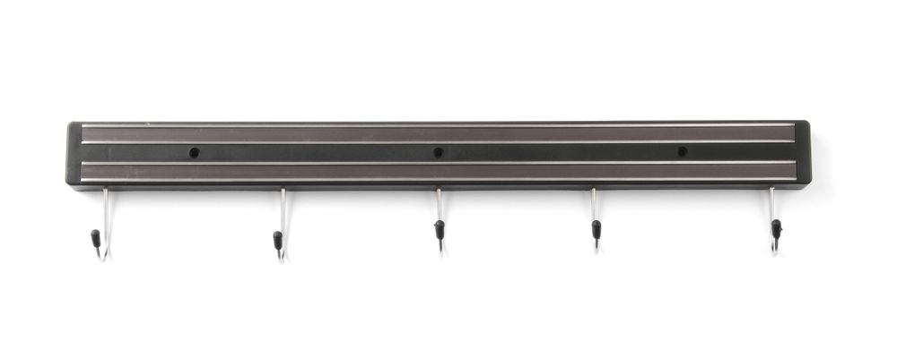 Calamita per coltelli con ganci, HENDI, 5 ganci, (L)470mm